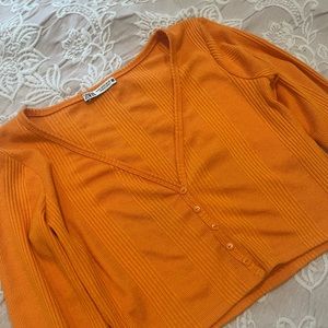 Orange Zara Crop Top